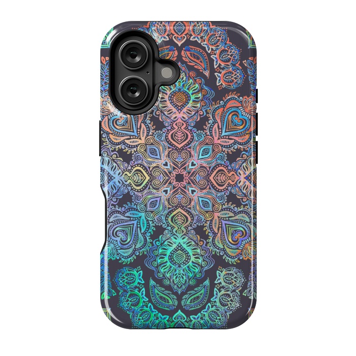 iPhone 16 StrongFit Boho Intense by Micklyn Le Feuvre