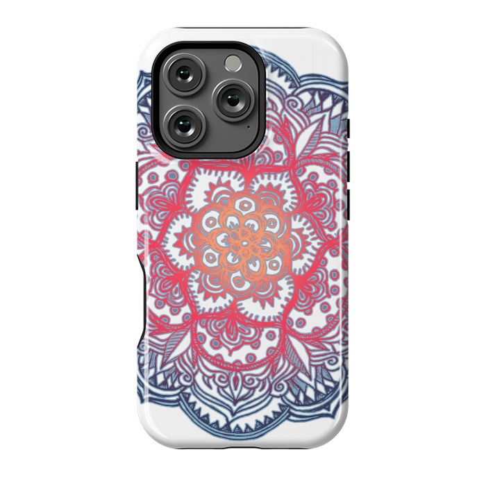 iPhone 16 Pro StrongFit Radiant Medallion Doodle by Micklyn Le Feuvre