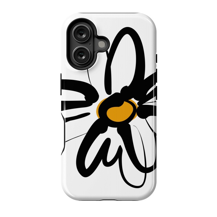 iPhone 16 StrongFit Doodle Daisy by Majoih