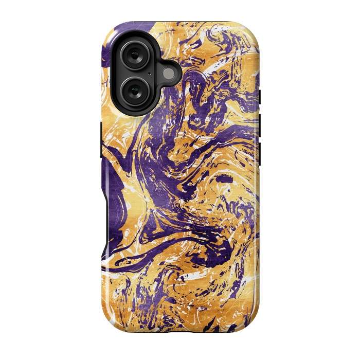 iPhone 16 StrongFit Abstract Marble by Art Design Works