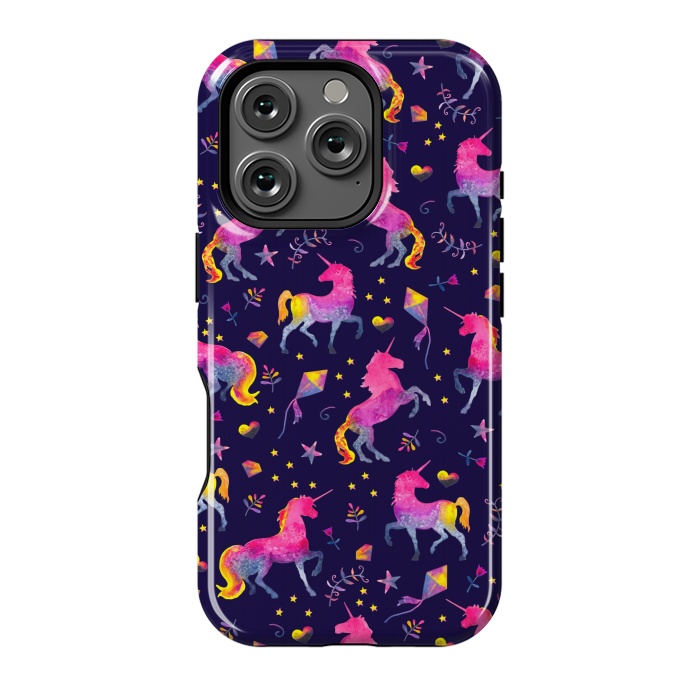 iPhone 16 Pro StrongFit Unicorn Jubliee by gingerlique