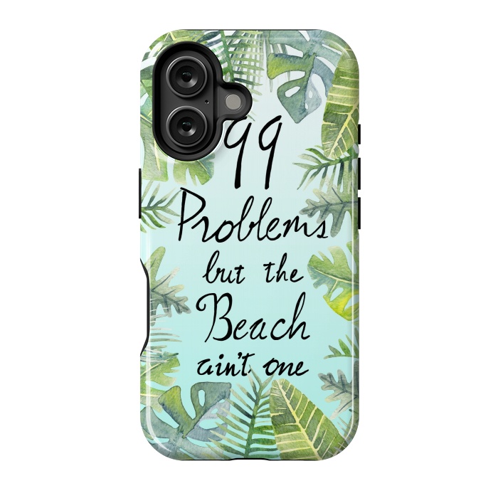 iPhone 16 StrongFit Tropical Chill by gingerlique