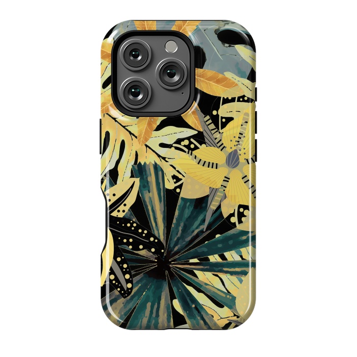 iPhone 16 Pro StrongFit Abstract Foliage Aloha Jungle  by  Utart