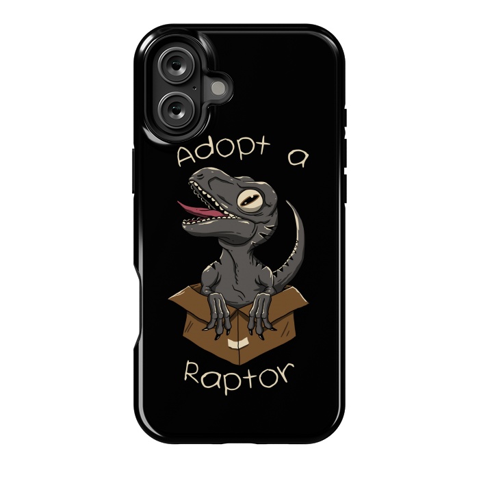 iPhone 16 Plus StrongFit Adopt a Raptor by Vincent Patrick Trinidad