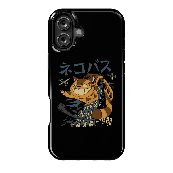 iPhone 16 Plus StrongFit Cat Bus Kong by Vincent Patrick Trinidad