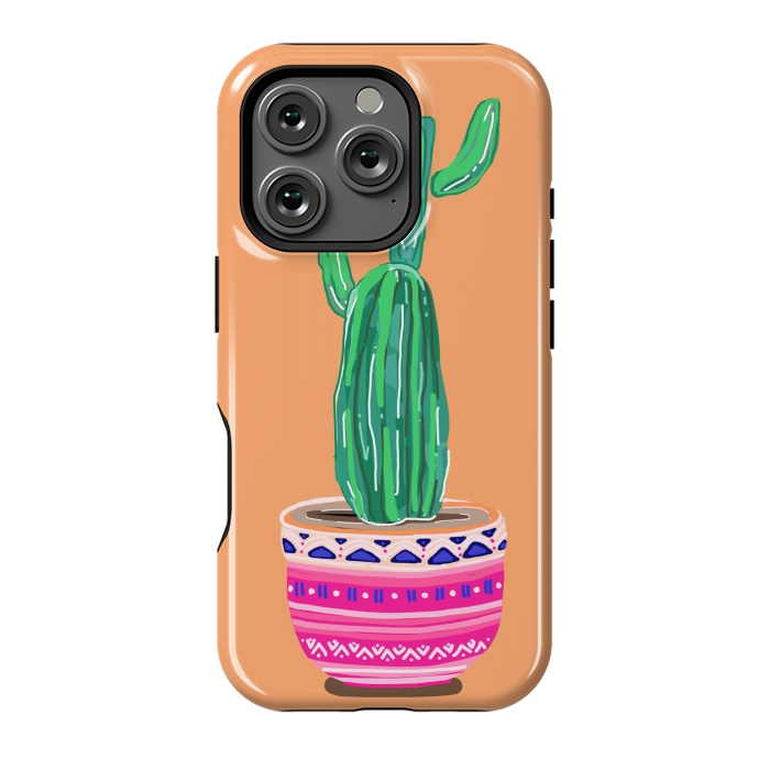 iPhone 16 Pro StrongFit Cacti Plant by MUKTA LATA BARUA