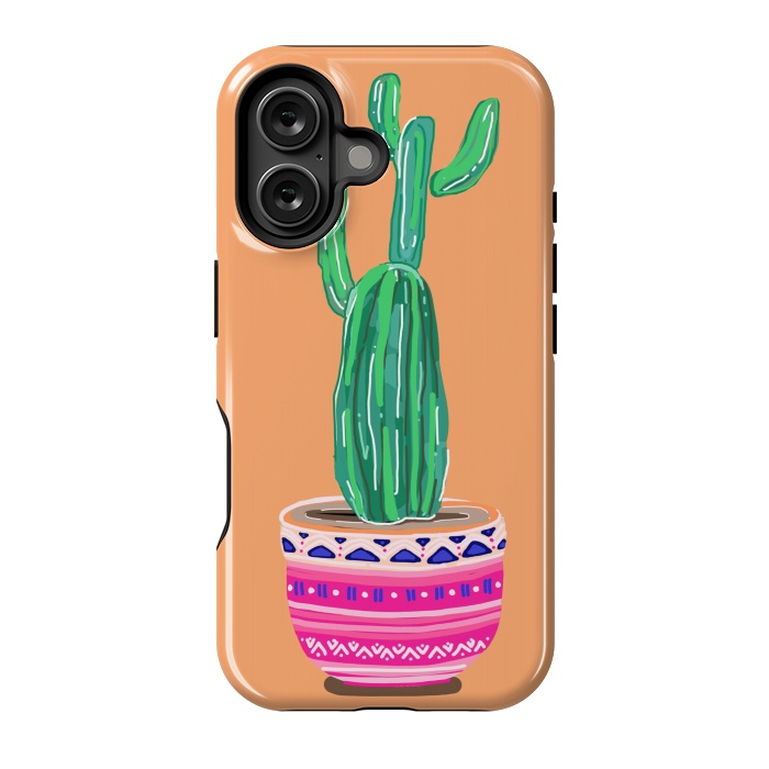 iPhone 16 StrongFit Cacti Plant by MUKTA LATA BARUA