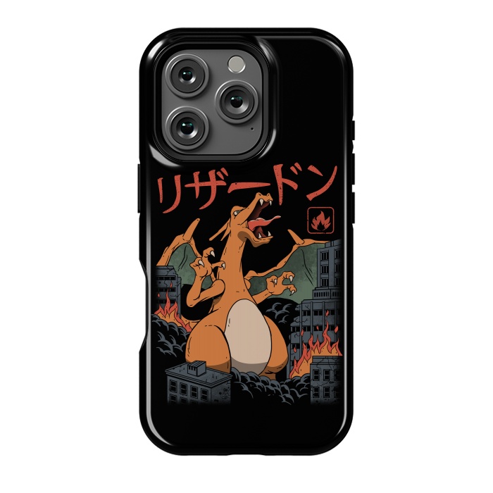 iPhone 16 Pro StrongFit Fire Kaiju by Vincent Patrick Trinidad