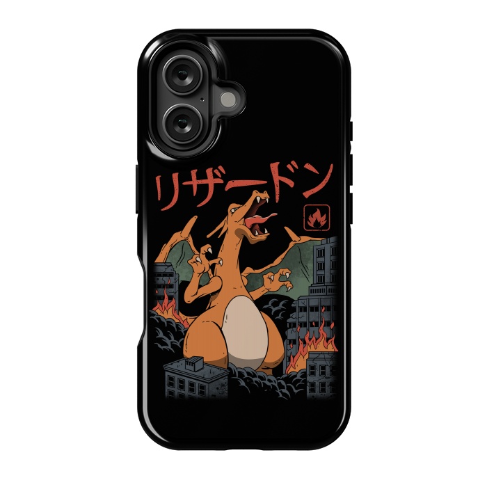 iPhone 16 StrongFit Fire Kaiju by Vincent Patrick Trinidad