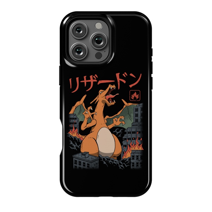 iPhone 16 Pro Max StrongFit Fire Kaiju by Vincent Patrick Trinidad