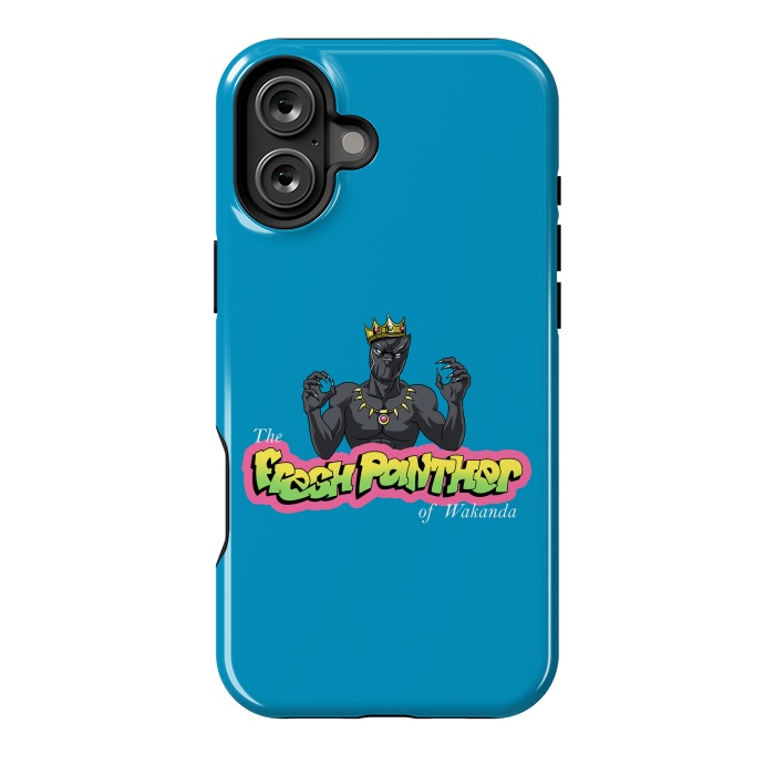 iPhone 16 Plus StrongFit The Fresh Panther of Wakanda by Vincent Patrick Trinidad