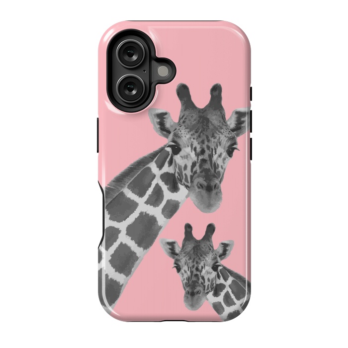 iPhone 16 StrongFit Giraffe Love 2 by MUKTA LATA BARUA