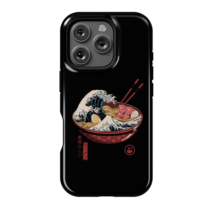 iPhone 16 Pro StrongFit Great Ramen Wave by Vincent Patrick Trinidad