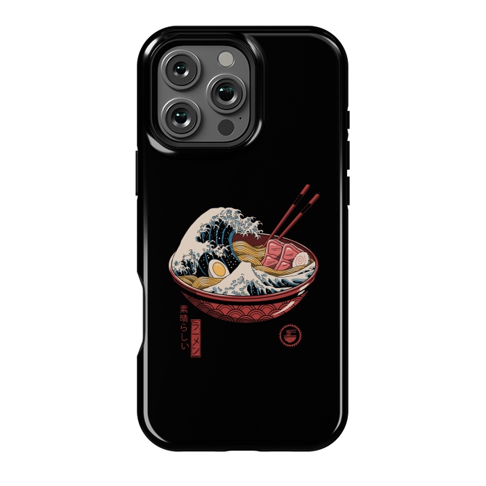 iPhone 16 Pro Max StrongFit Great Ramen Wave by Vincent Patrick Trinidad