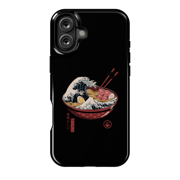 iPhone 16 Plus StrongFit Great Ramen Wave by Vincent Patrick Trinidad