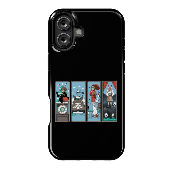 iPhone 16 Plus StrongFit Haunted Ghibli Mansion by Vincent Patrick Trinidad