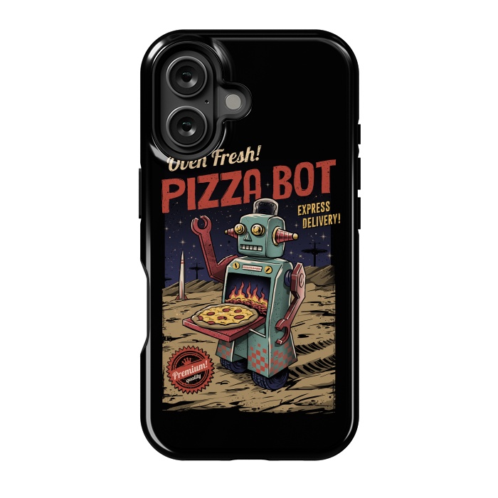 iPhone 16 StrongFit Pizza Bot by Vincent Patrick Trinidad