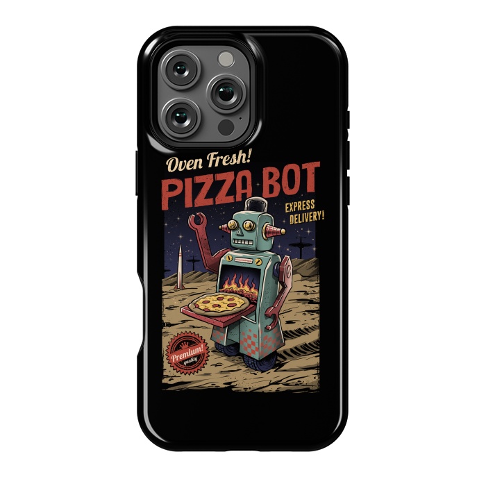 iPhone 16 Pro Max StrongFit Pizza Bot by Vincent Patrick Trinidad