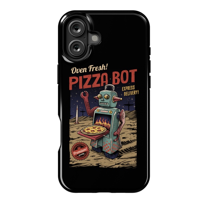 iPhone 16 Plus StrongFit Pizza Bot by Vincent Patrick Trinidad