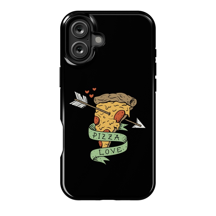 iPhone 16 Plus StrongFit Pizza Love by Vincent Patrick Trinidad