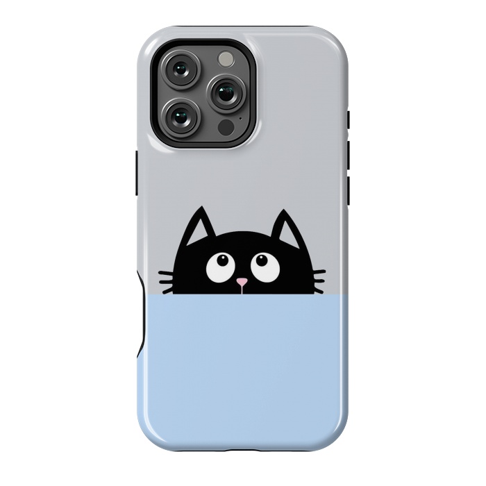 iPhone 16 Pro Max StrongFit peek a cat by Vincent Patrick Trinidad