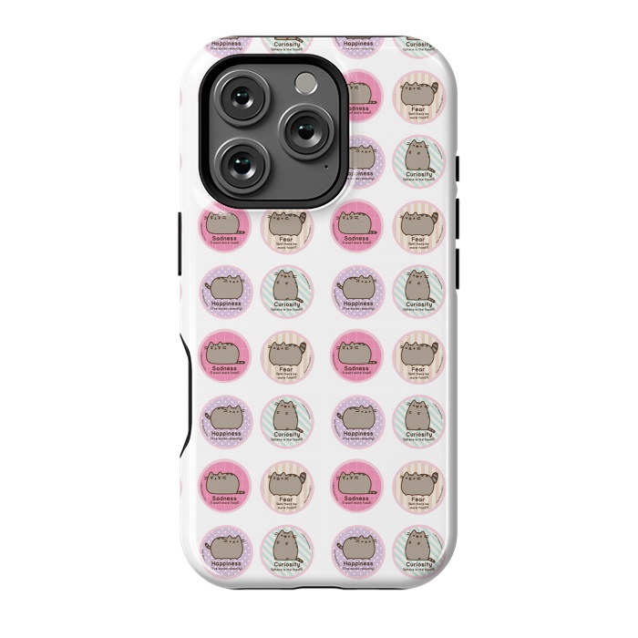 iPhone 16 Pro StrongFit pusheen cat by Vincent Patrick Trinidad