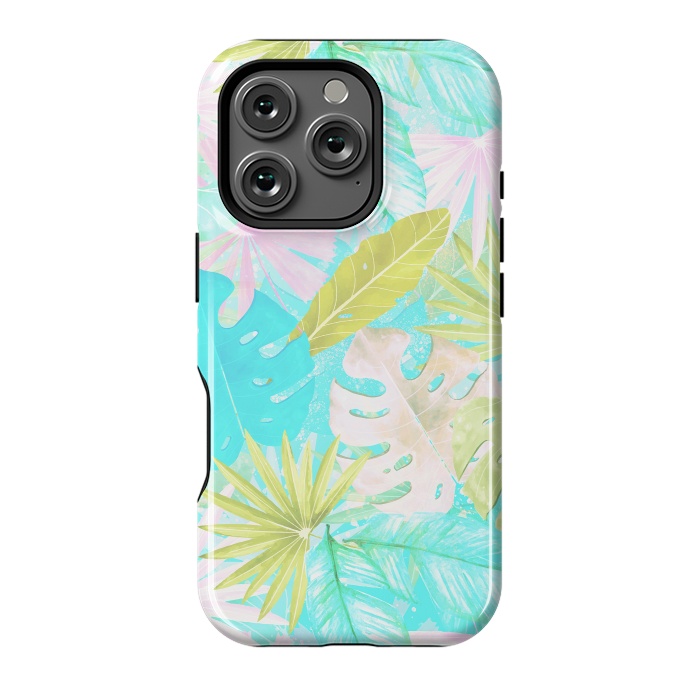 iPhone 16 Pro StrongFit Soft Pastel Aloha Tropical Jungle by  Utart