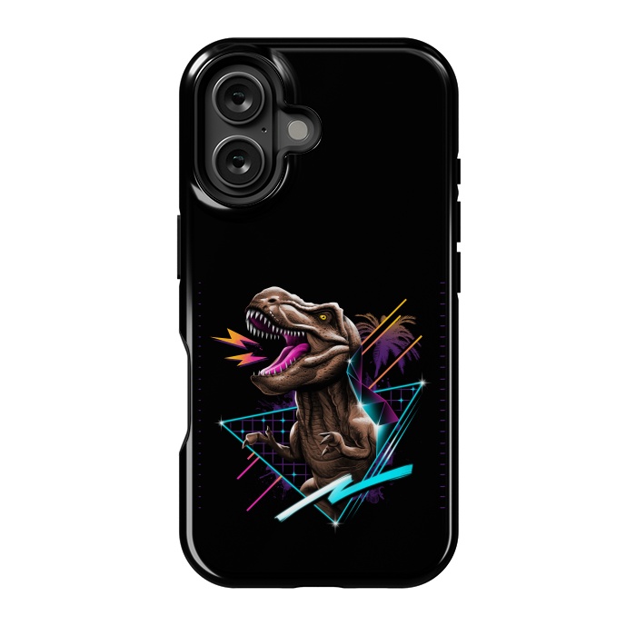 iPhone 16 StrongFit Rad T Rex by Vincent Patrick Trinidad