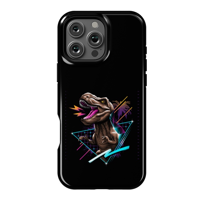 iPhone 16 Pro Max StrongFit Rad T Rex by Vincent Patrick Trinidad