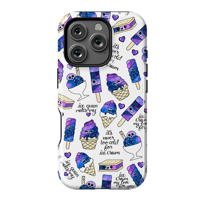 iPhone 16 Pro StrongFit Galaxy Ice Cream by gingerlique