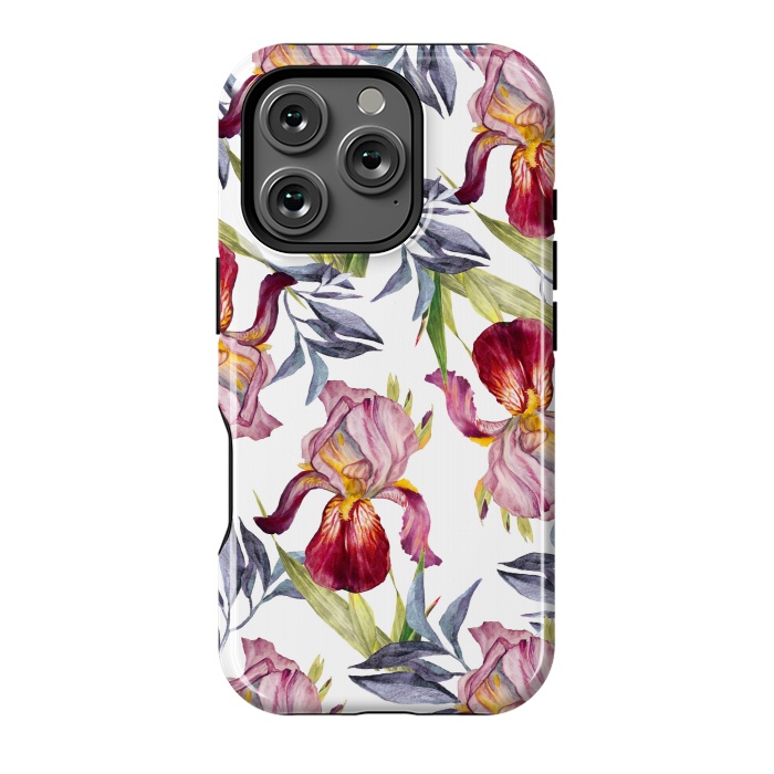 iPhone 16 Pro StrongFit Born in Flowers by Creativeaxle