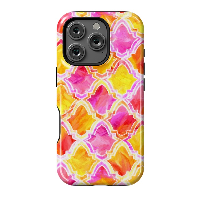 iPhone 16 Pro StrongFit Marrakesh Inspired Moroccan In Sunset Colors  by Tigatiga