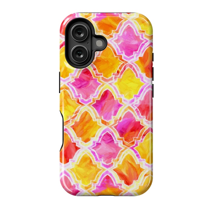 iPhone 16 StrongFit Marrakesh Inspired Moroccan In Sunset Colors  by Tigatiga