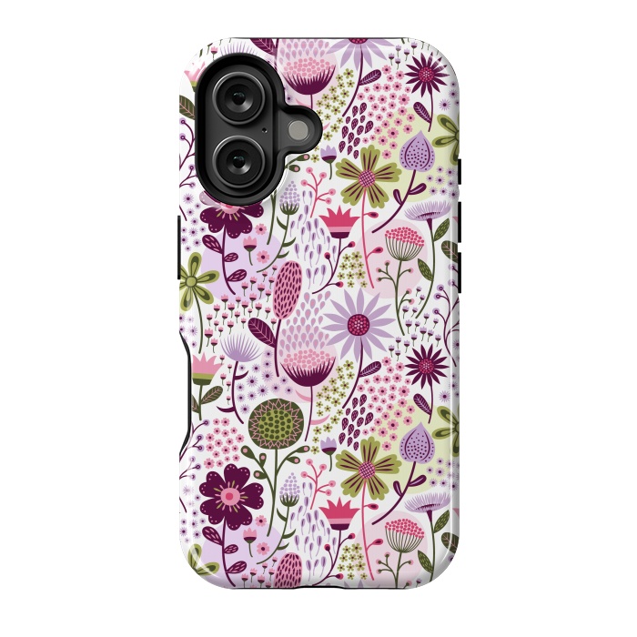 iPhone 16 StrongFit Celebration Floral by Portia Monberg