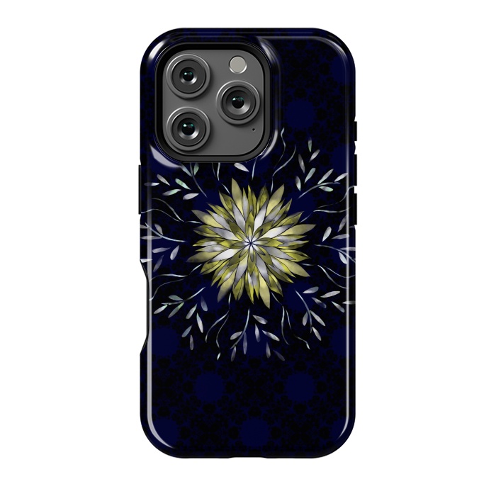 iPhone 16 Pro StrongFit Peridot jewel flower  by Kashmira Baheti