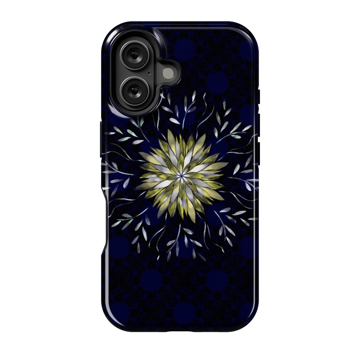 iPhone 16 StrongFit Peridot jewel flower  by Kashmira Baheti