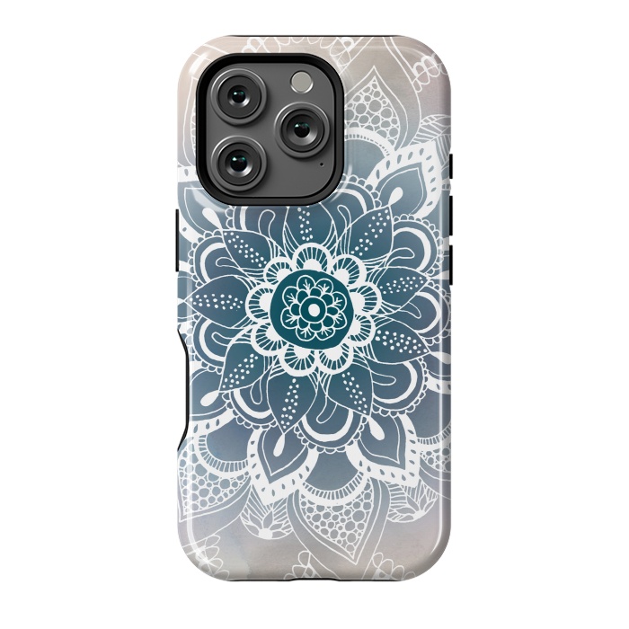 iPhone 16 Pro StrongFit Winter Mandala by Tangerine-Tane