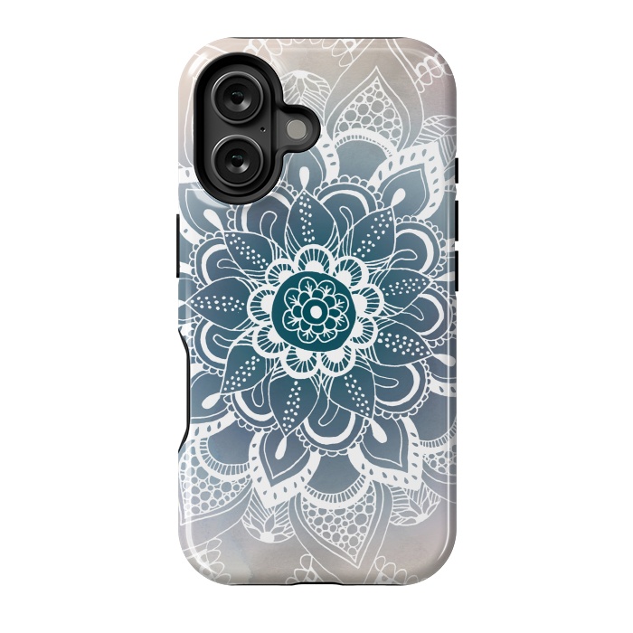 iPhone 16 StrongFit Winter Mandala by Tangerine-Tane