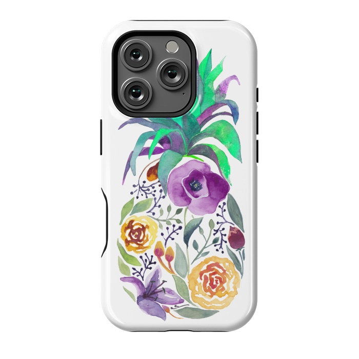 iPhone 16 Pro StrongFit Pretty Pineapple by gingerlique