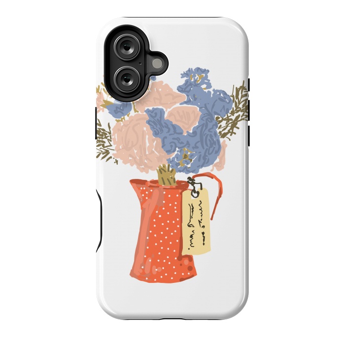 iPhone 16 Plus StrongFit Flowers With Love by Uma Prabhakar Gokhale