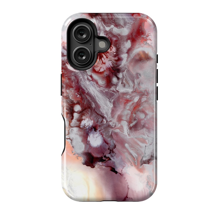 iPhone 16 StrongFit Alcohol Ink Fire   by Tigatiga