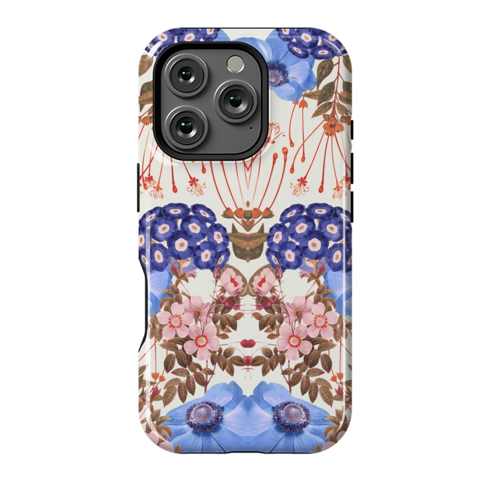 iPhone 16 Pro StrongFit Blue Bloom by Zala Farah