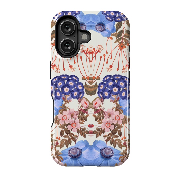 iPhone 16 StrongFit Blue Bloom by Zala Farah