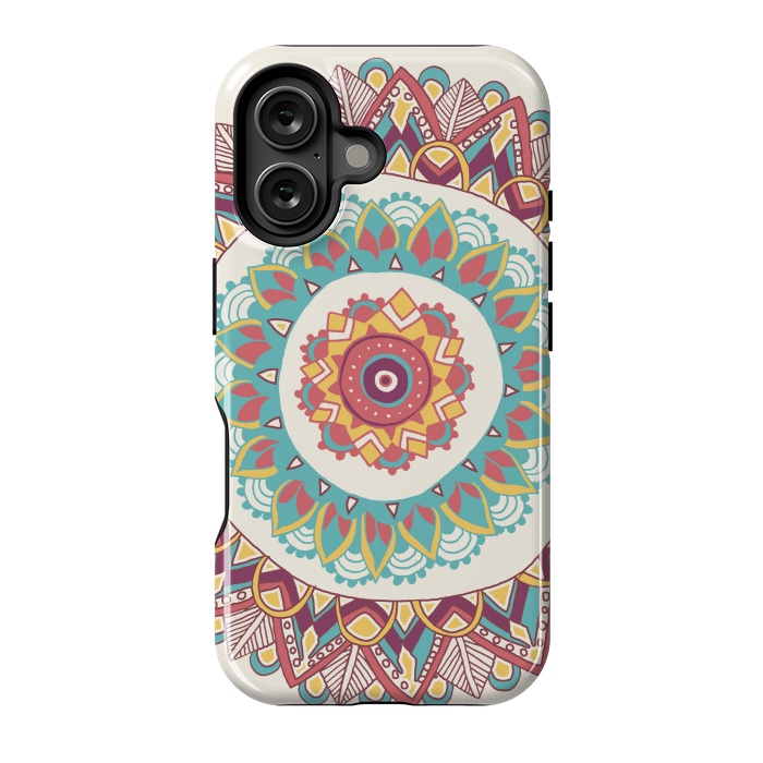 iPhone 16 StrongFit Midsummer Mandala by Tangerine-Tane