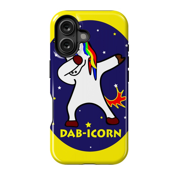 iPhone 16 StrongFit dab-icorn by MALLIKA