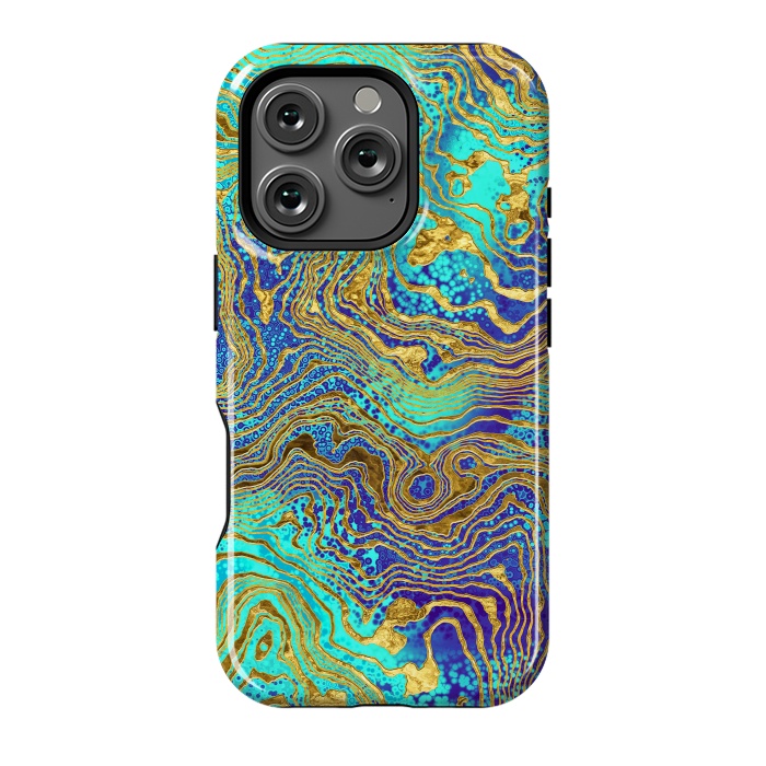 iPhone 16 Pro StrongFit Abstract Marble V by Art Design Works