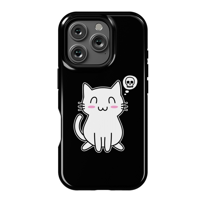 iPhone 16 Pro StrongFit My Lovely Kitty by Mitxel Gonzalez