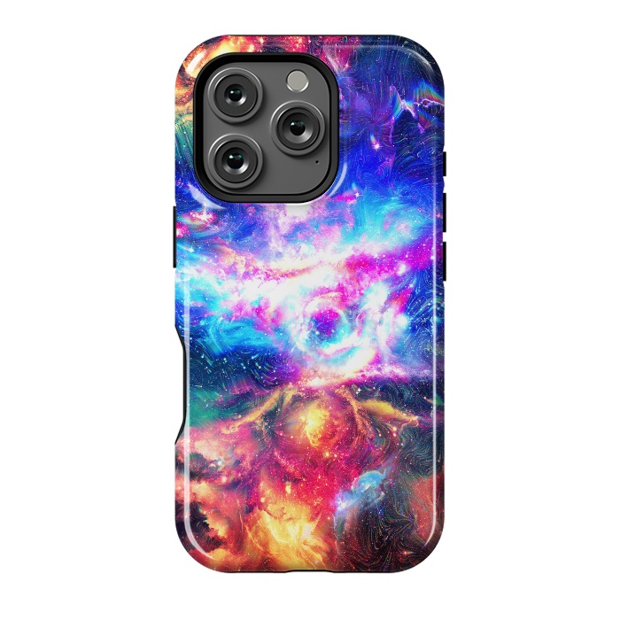 iPhone 16 Pro StrongFit Colorful Galaxy by Art Design Works