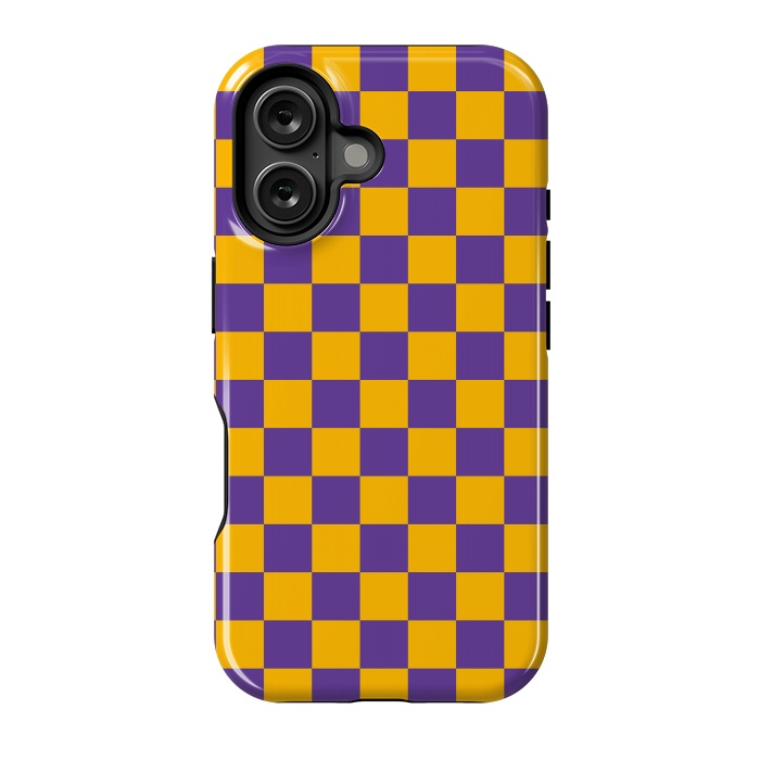 iPhone 16 StrongFit Checkered Pattern II by Art Design Works