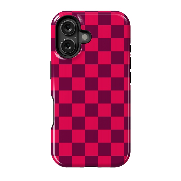 iPhone 16 StrongFit Checkered Pattern IV by Art Design Works